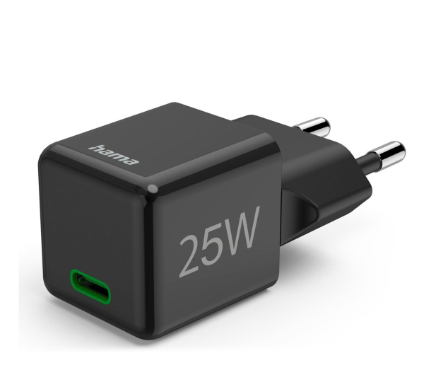 HAMA ŁADOWARKA SIECIOWA PD/QC SUPERMINI 25W PD/QC, CZARNA - 1318735 - zdjęcie 2